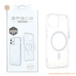 قاب اورجینال Space شفاف Magsafe مدل Apple iPhone 13 / iPhone 14 (پک دار)