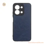 قاب طرح چرم گوزنی Xiaomi Redmi 15C / Poco C85 - سرمه ای - NTC