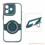 قاب شفاف هولدر استندشو کربن محافظ لنزدار Apple iPhone 17 - سبز