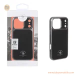 قاب اورجینال Polo Santa Barbara چرمی Apple iPhone 17 Pro Max - مشکی (پک دار)