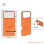 قاب اورجینال Unique Case پشت سخت MagSafe استندشو Apple iPhone 17 Pro Max - نارنجی (پک دار)