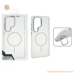 قاب Bracket Lens مات MagSafe لنز استندشو Samsung Galaxy S25 Ultra - سفید (پک دار)