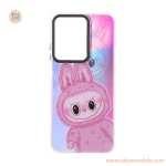 قاب Labubu هولوگرامی دور ژله ای مات Xiaomi Redmi A5 / Poco C71