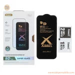 محافظ صفحه نمایش شیشه ای Full Cover XMART 9D-ESD مدل Apple iPhone 17 (پک دار)