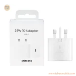 شارژر دیواری سه پین فست و PD تک پورت SAMSUNG Type-C مدل CH 25W - سفید - DST ( شش ماهه شرکتی)
