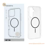 قاب اورجینال Magnetic دور ژله ای MagSafe مدل Samsung Galaxy A56 / A36 - مشکی (پک دار)