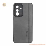 قاب طرح چرم RYOURK مدل Samsung Galaxy A56 / A36 - خاکستری