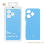 قاب نیو سیلیکون محافظ لنزدار Xiaomi Redmi 13X / Redmi 13 4G / Poco M6 4G - RFF - آبی (پک دار)
