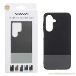 قاب Vawi چرمی دو تکه MagSafe مدل Samsung Galaxy A17 / A26 - مشکی (پک دار)