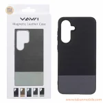 قاب Vawi چرمی دو تکه MagSafe مدل Samsung Galaxy A56 / A36 - مشکی (پک دار)