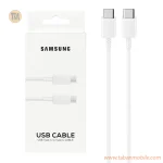 کابل شارژ SAMSUNG Type-C to Type-C مدل S23 PD - سفید - DST (گارانتی شش ماهه) - درجه یک