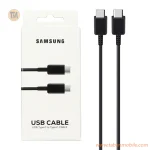 کابل شارژ SAMSUNG Type-C to Type-C مدل S23 PD - مشکی - DST (گارانتی شش ماهه) - درجه یک