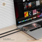 کابل شارژ فست پاوربانک XO Type-C to Lightning مدل XO-NB-Q289A 27W - مشکی - تصویر 2