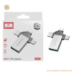 تبدیل Earldom 3 IN 1 OTG Usb3.0 مدل ET-OT93 - نقره ای