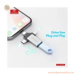 تبدیل Earldom 3 IN 1 OTG Usb3.0 مدل ET-OT93 - نقره ای - Image 2
