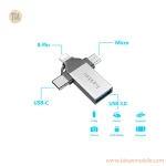 تبدیل Earldom 3 IN 1 OTG Usb3.0 مدل ET-OT93 - نقره ای - Image 3