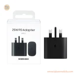 شارژر سه پین SAMSUNG 25W درجه یک TA800 ( فست و PD) مشکی DST