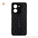 قاب پافر لوزی دور لنز براق Xiaomi Redmi A5 / Poco C71 - مشکی