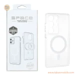 قاب اورجینال Space شفاف Magsafe مدل Samsung Galaxy S25 Ultra (پک دار)