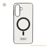قاب Action طرح مگ سیف دور براق Samsung Galaxy A17 / A26 - سفید