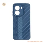 قاب ژله ای هاشور دور لنز براق Xiaomi Redmi A5 171 / Poco C71 171 - سرمه ای