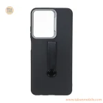 قاب Texture فینگر بند لنز سیلور Xiaomi Redmi A5 171 / Poco C71 171 - مشکی