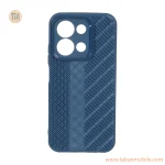 قاب ژله ای هاشور دور لنز براق Xiaomi Redmi 15C  / Poco C85  - سرمه ای