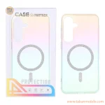 قاب اورجینال Aura شفاف Magsafe اکلیلی Samsung Galaxy S25 FE - (پک دار)