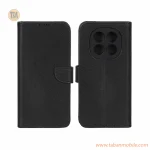 کیف چرمی موبایل مگنتی محافظ لنزدار KRF مدل Xiaomi Redmi Note 15 - مشکی